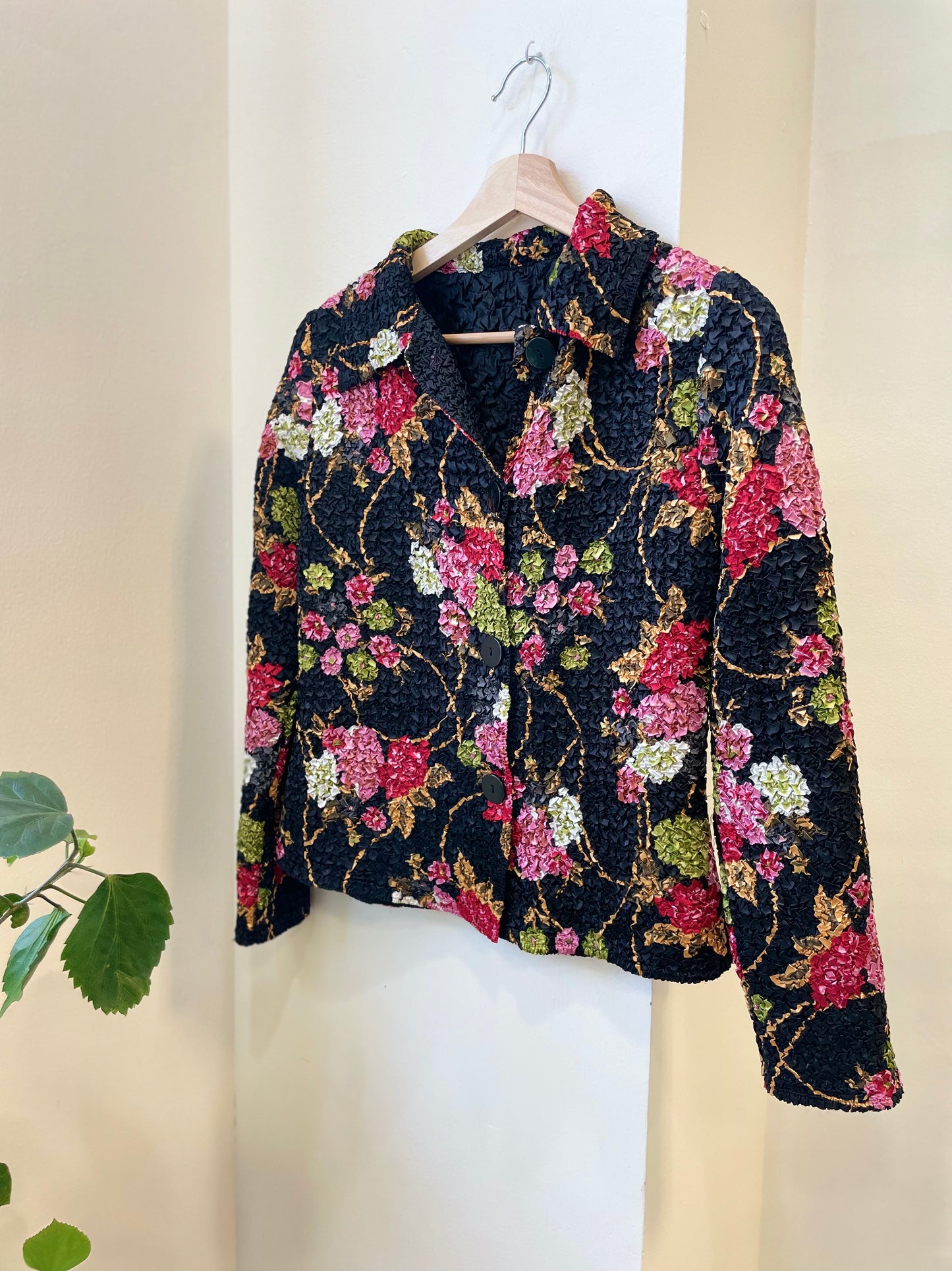 90’s Floral Jacket | Small-Medium