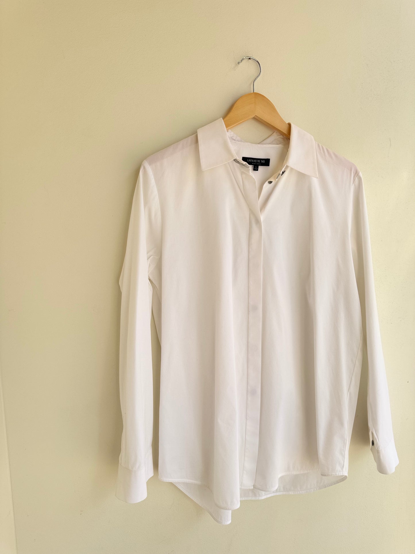 Lafayette 148 Classic Button Shirt