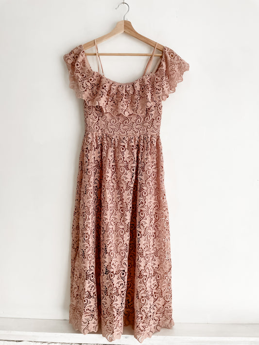 Blush Lace Dress | 8