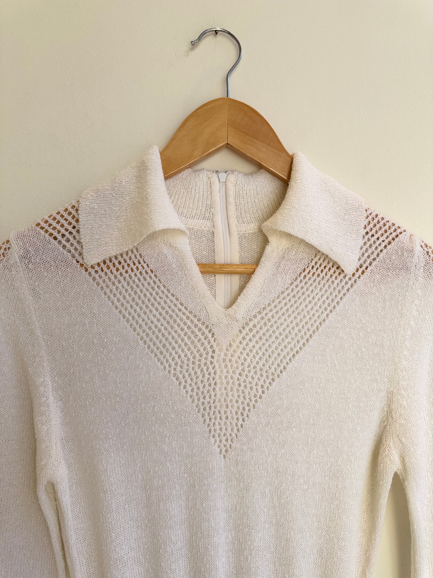 Custom 70’s White Dress