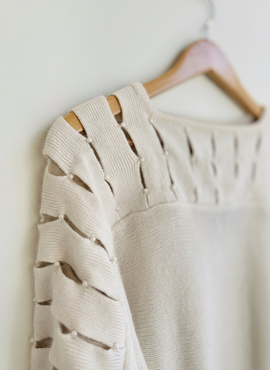 Angora Pearls Sweater