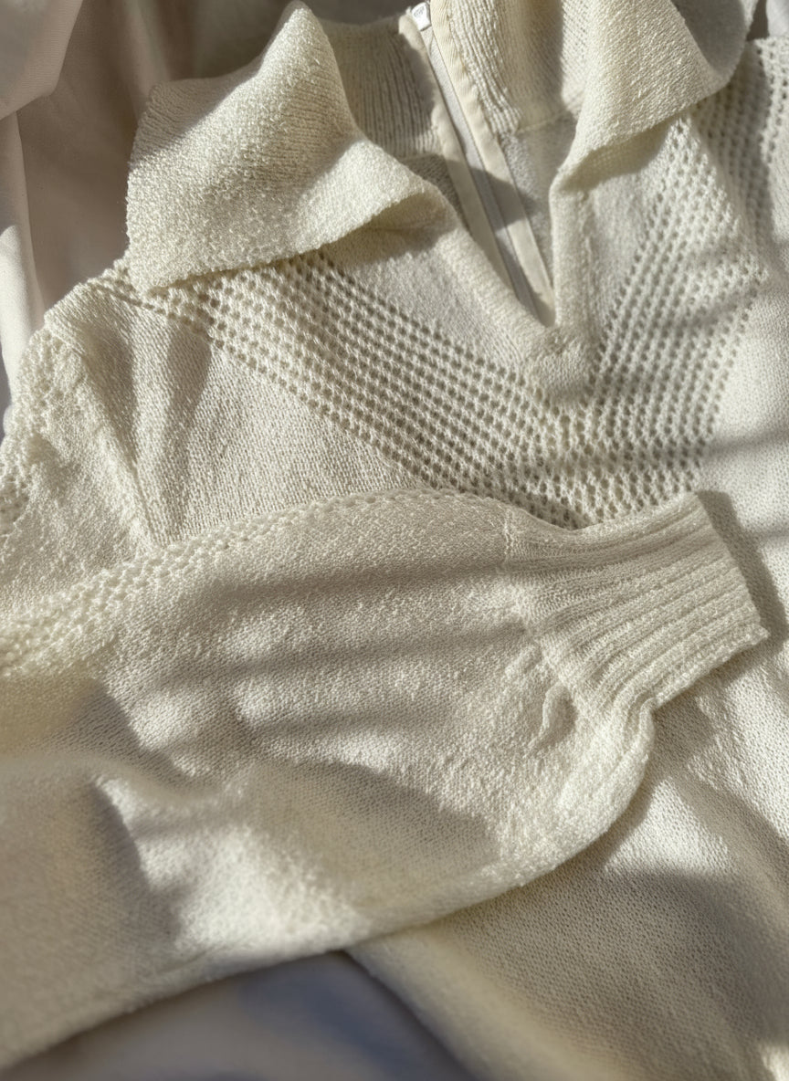 Custom 70’s White Dress