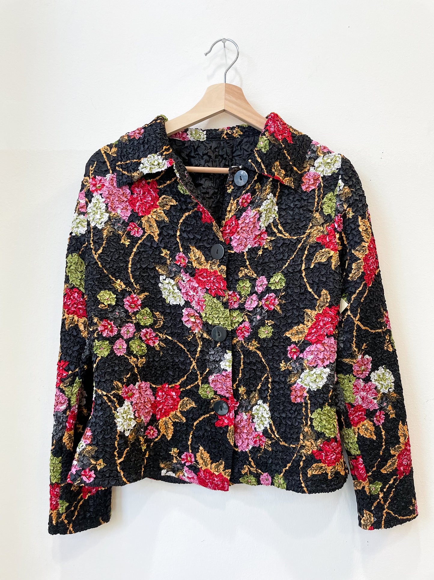 90’s Floral Jacket | Small-Medium