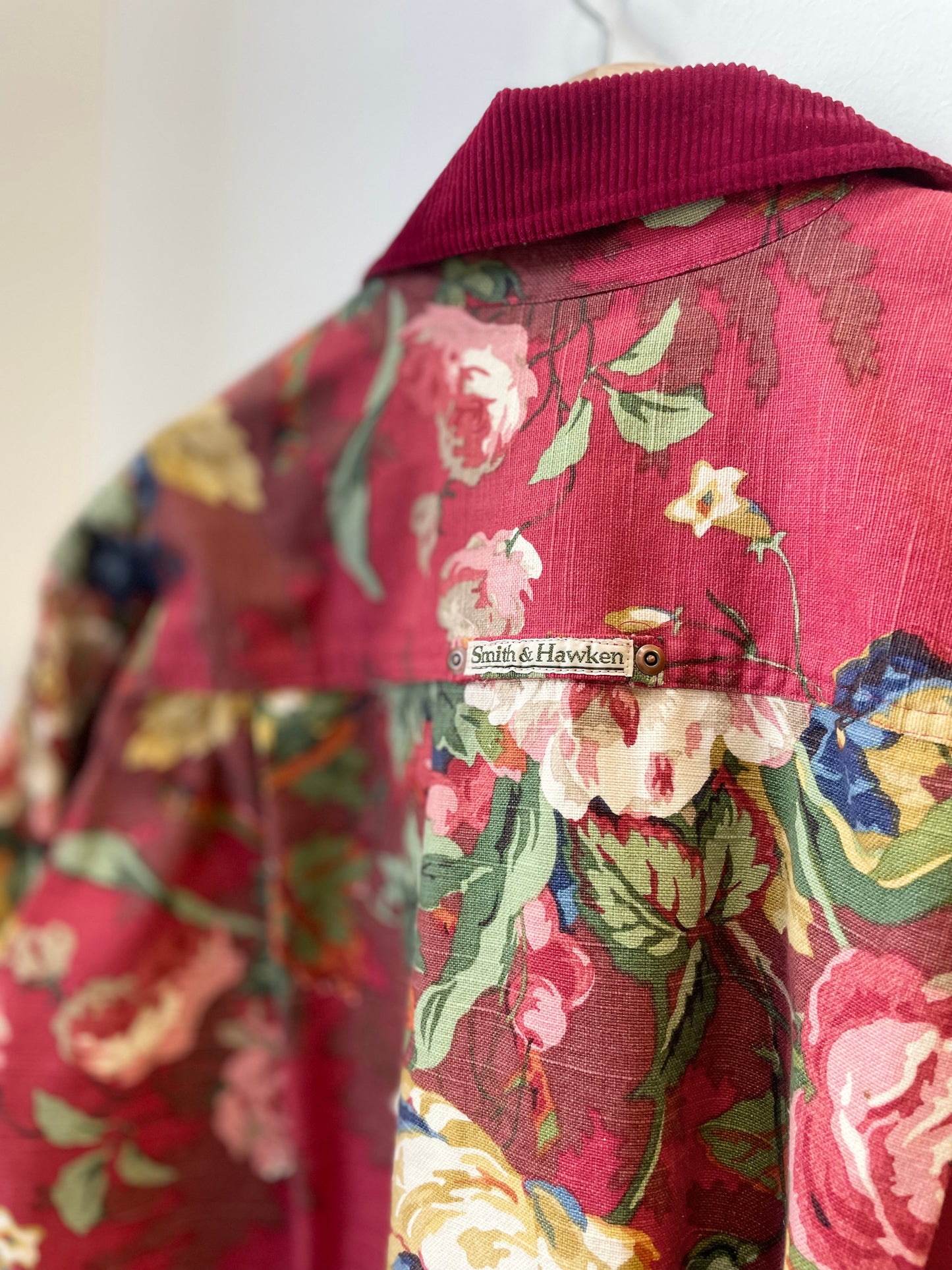 Floral Denim Jacket | Medium-Large