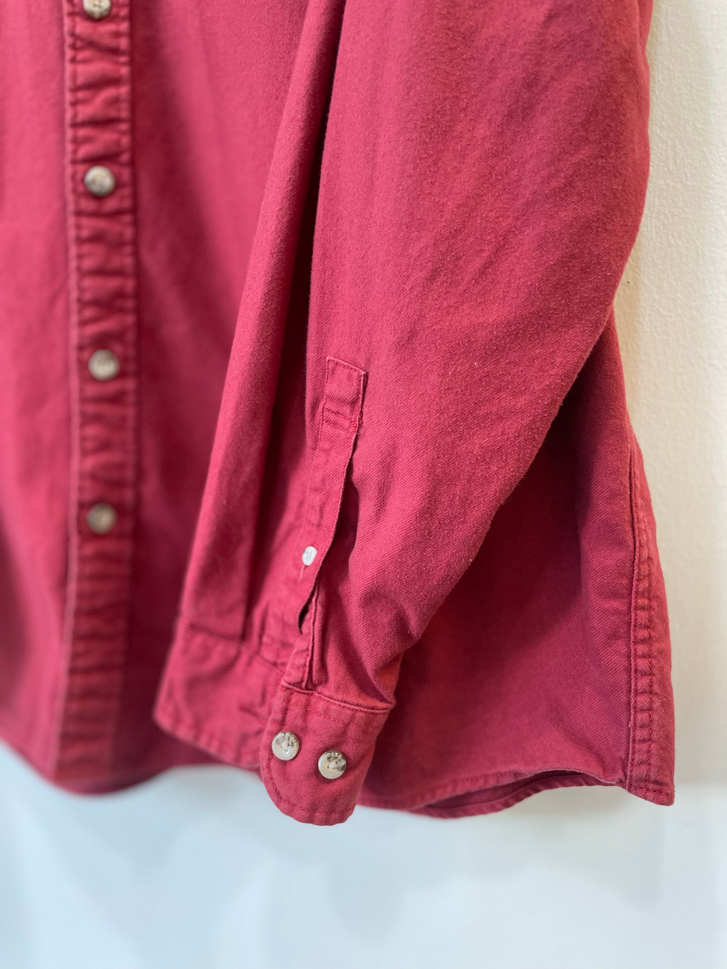Winter Red Flannel Button Down | XLarge