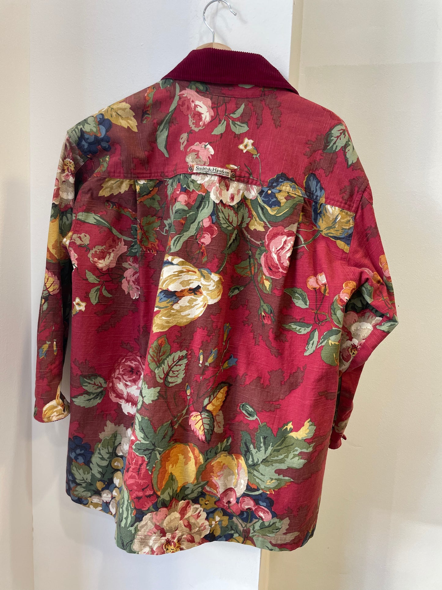 Floral Denim Jacket | Medium-Large