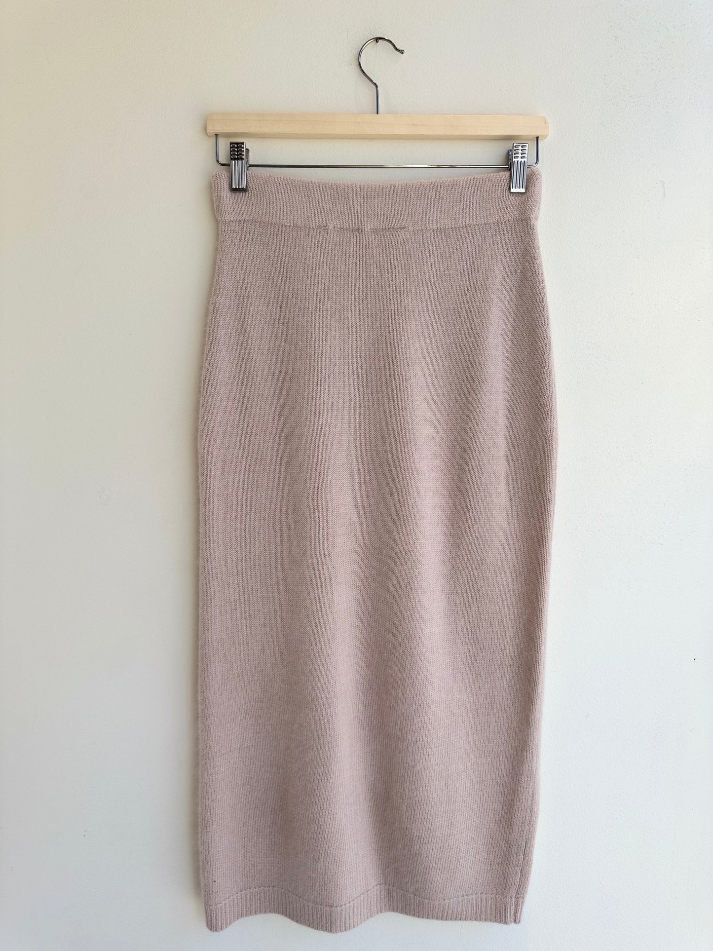 Matching Set | Angora Rhinestone Sweater and Pencil Skirt