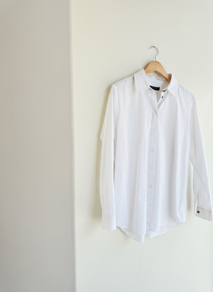 Lafayette 148 Classic Button Shirt