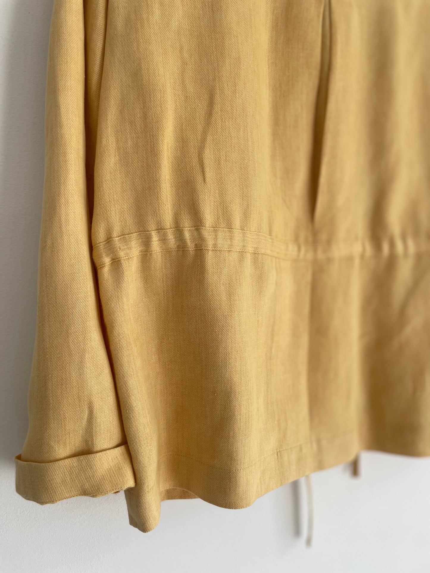 Yellow Linen Jacket | Medium