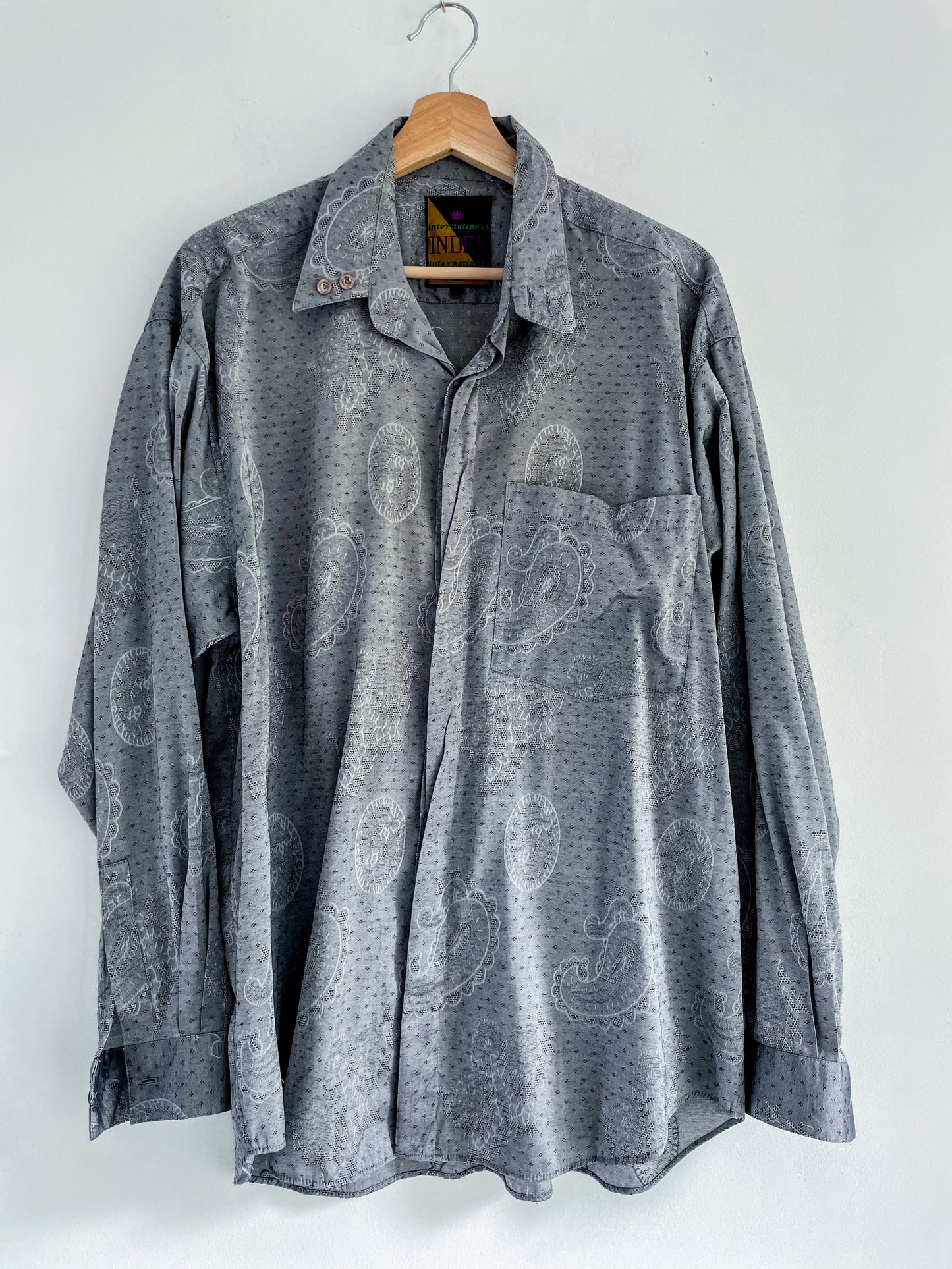 90’s Paisley Club Shirt | Medium-Large