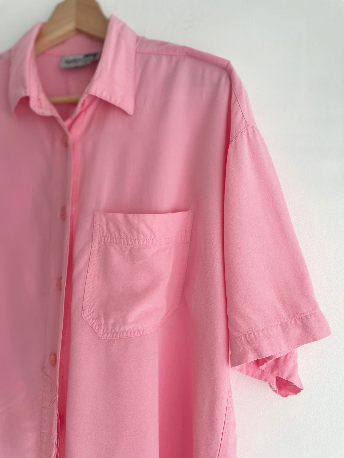 Pink Garden Button Up | Large