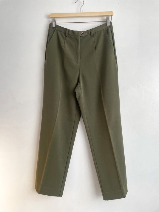 Olive Trouser Pant | Medium-Large
