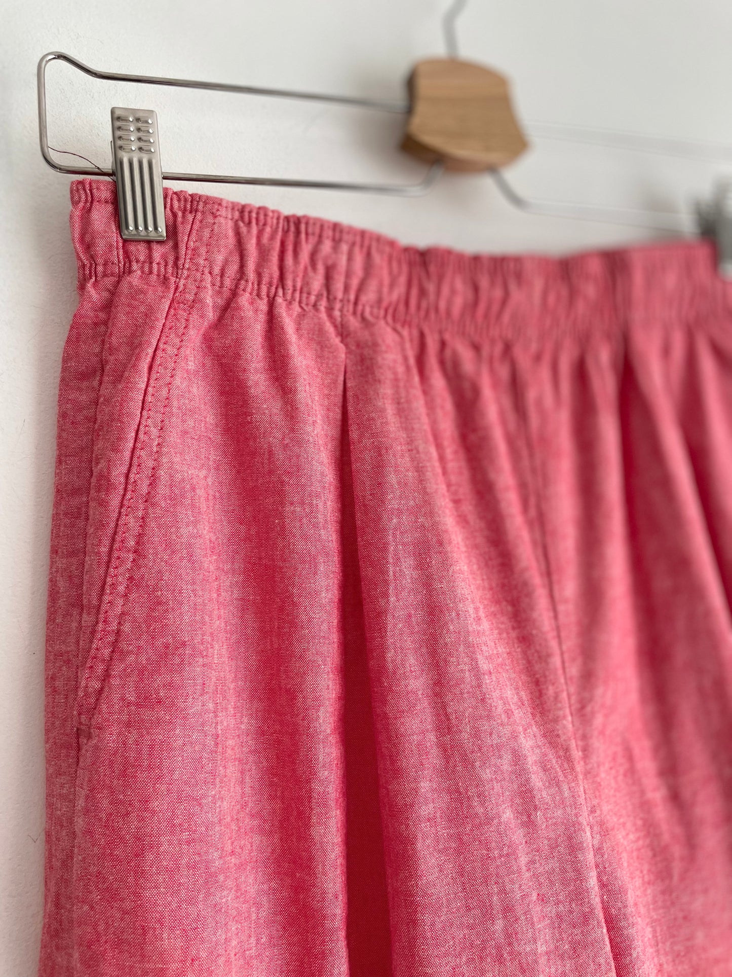 Red Cotton Summer Pant | Small