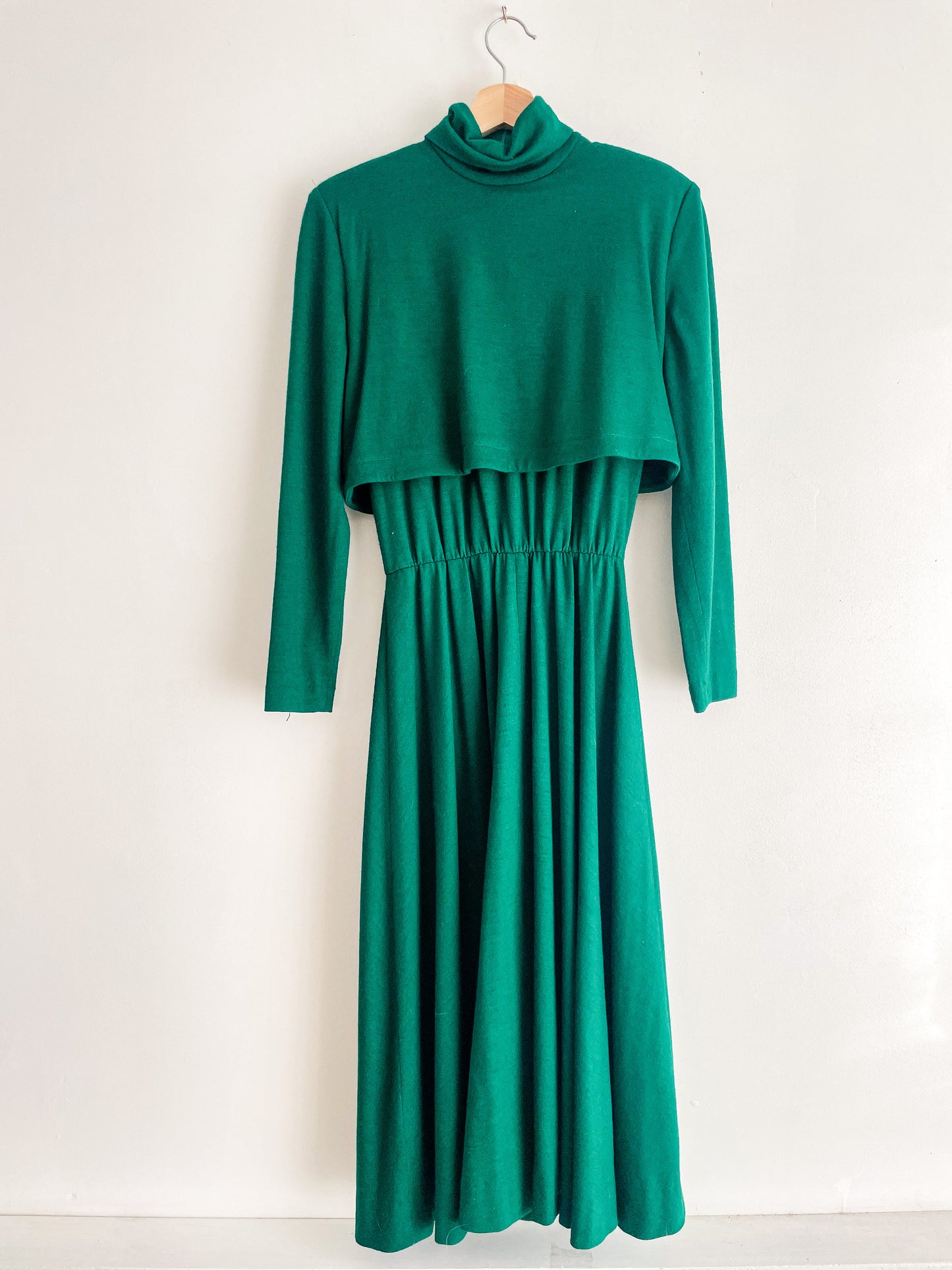 70’s Kelly Dress | Medium-Large