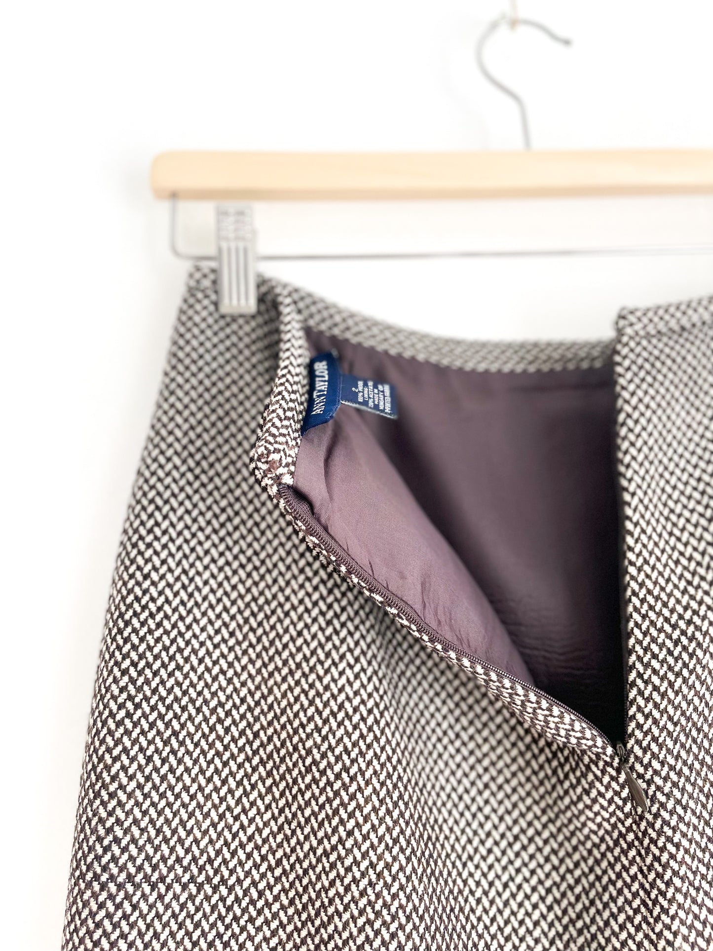 Herringbone Pencil Skirt | 26”-27”