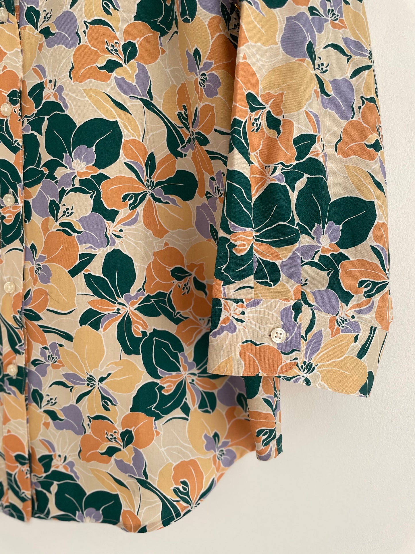 Floral Work Shirt | Large