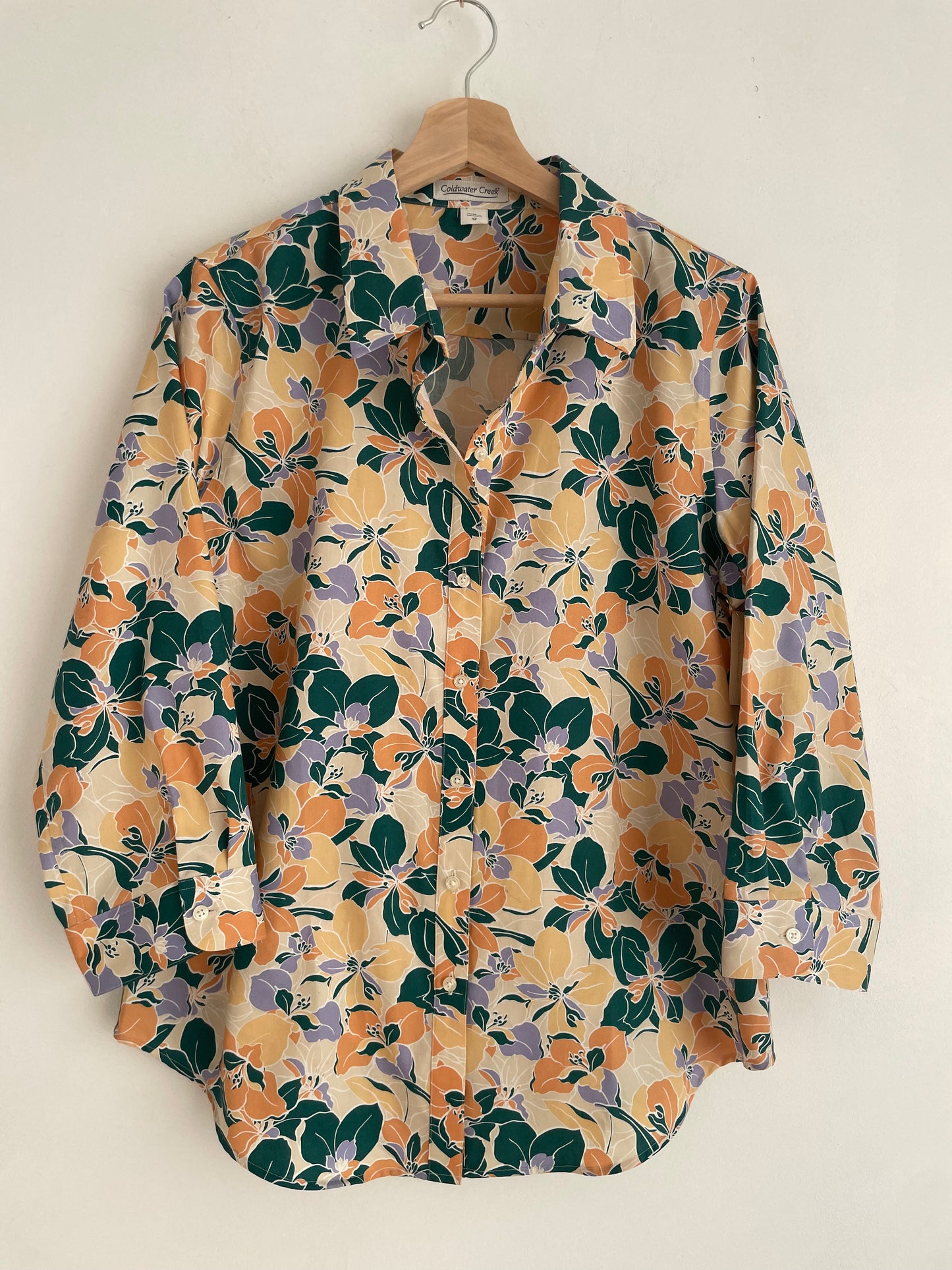 Floral Work Shirt | Large